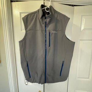Eddie Bauer Men's lightweight gray vest